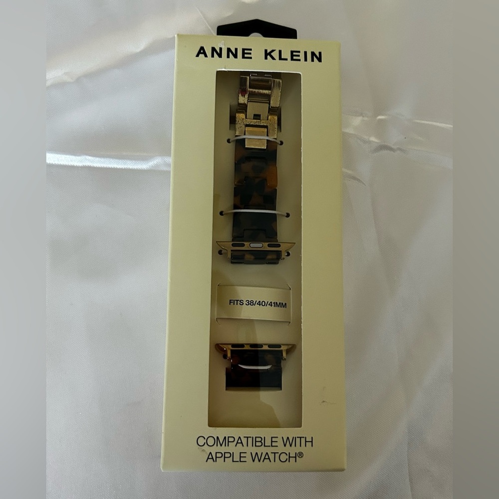Anne Klein Womens Fashion‎ Band For Apple Watch Tortoise Shell